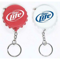 Bottle Cap Look Tape Measure with Key Holder